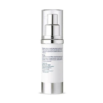 Close-up of CeraVe Skin Renewing Gel Oil bottle on a clean bathroom shelf with a natural light backdrop.