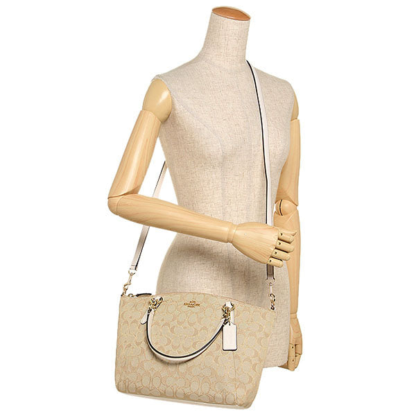 Buy Coach Kelsey Satchel In Signature Canvas Bag - Gem in Pakistan