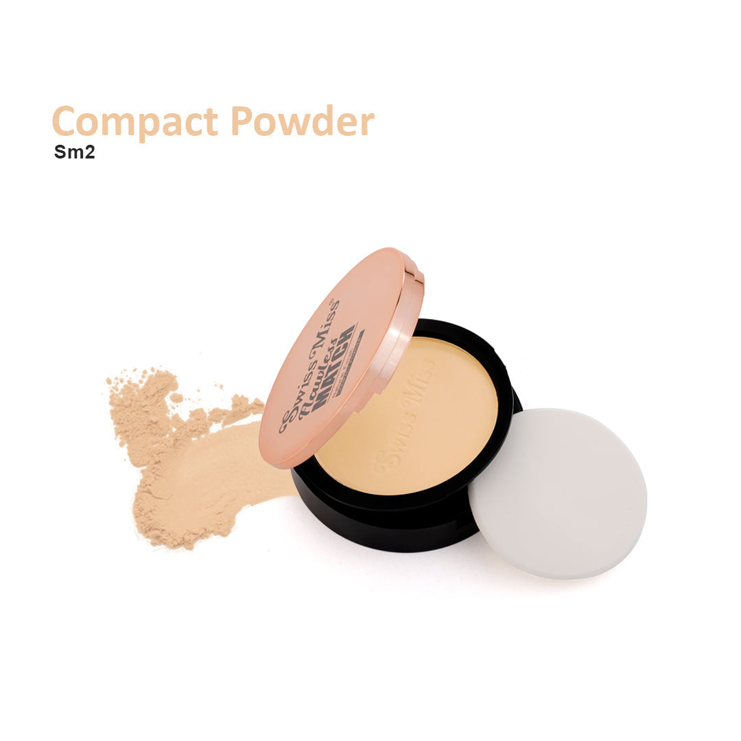 Swiss Miss - Compact Powder - Fine Ivory SM 02