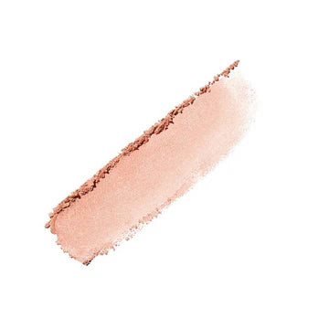 Close-up of the lightweight highlighter applied on cheekbones for a dewy look.