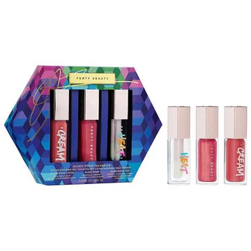 "Hand Swatch of Gloss Bomb Trio Showing Vibrant Colors and Shine"

