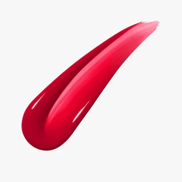 Swatches of the lip stain shades, highlighting the glossy finish and soft tint.

