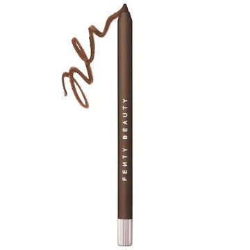 Close-up of lip liner outlining and filling the lips for a matte finish.