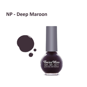 Swiss Miss - Nail Enamel Get Set Go - Deep Maroon 226