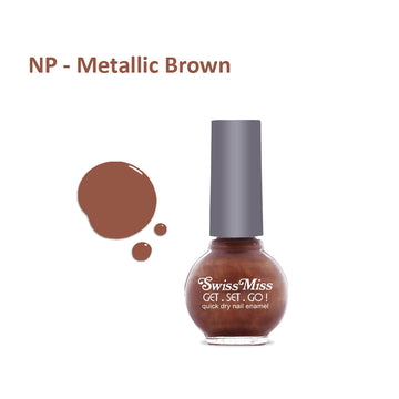 Swiss Miss - Nail Enamel Get Set Go - Metallic Brown 249