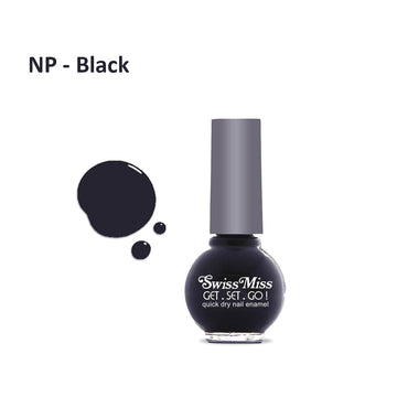 Swiss Miss - Nail Enamel Get Set Go - Black 294