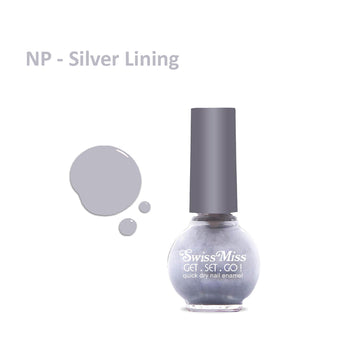 Swiss Miss - Nail Enamel Get Set Go - Silver Lining 812