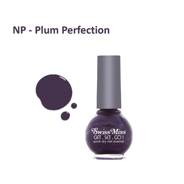 Swiss Miss Nail Enamel Get Set Go - Plum Perfection F-402
