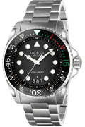 Buy Gucci Men's Swiss Made Quartz Stainless Steel Black Dial 45mm Watch YA136218 in Pakistan