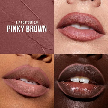 HUDA BEAUTY Lip Contour 2.0 pencil in Pinky Brown shade for lip lining and filling