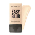 Huda Beauty Easy Blur Foundation in shade Angel Food, a lightweight airbrush foundation for fair-light skin tones with a natural matte finish