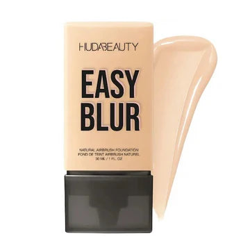 HUDA BEAUTY Easy Blur Foundation product logo and branding