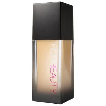 Huda Beauty #FauxFilter Luminous Matte Foundation bottle in shade 240N Toasted Coconut - full coverage liquid foundation with pump dispenser