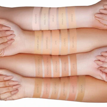 Huda Beauty #FauxFilter Luminous Matte Foundation bottle in shade 240N Toasted Coconut - full coverage liquid foundation with pump dispenser