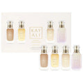KAYALI Vanilla Perfume Set showing four mini bottles in a gift box
