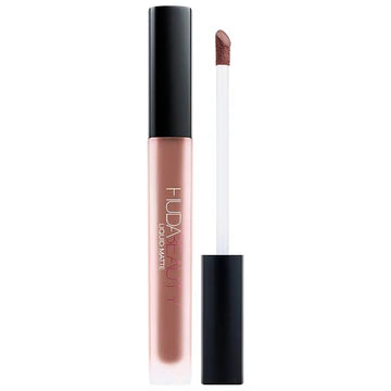 HUDA BEAUTY Liquid Matte Lipstick tube with doe-foot applicator