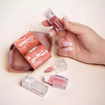 HUDABEAUTY-MiniGlossiestLipGlossSet with premium look and pakaging 