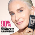 The image shows Huda Beauty's promotional claim: 