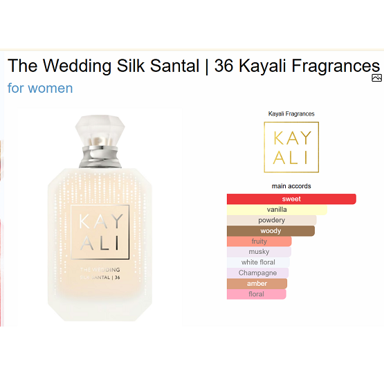 HUDA BEAUTY - KAYALI THE WEDDING SILK SANTAL 36 Eau de Parfum - 10ml