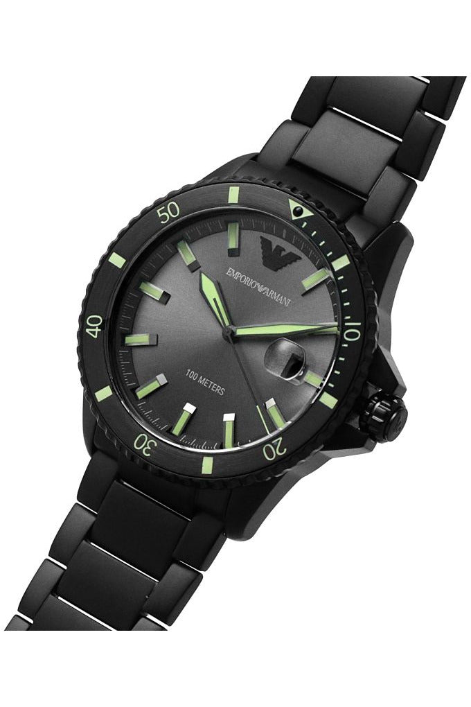 Buy Emporio Armani Men’s Quartz Stainless Steel Grey Dial 42mm Watch 11398 in Pakistan