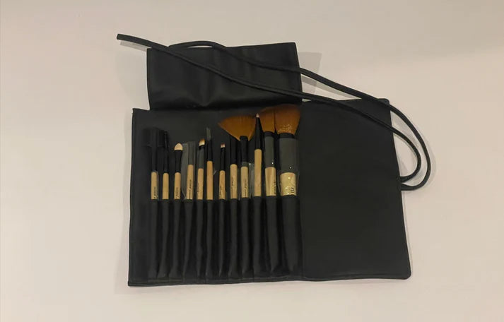 Mims Professional Brushes 12Pc Leather Pouch