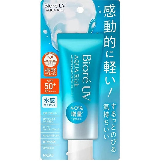 Kao Biore - UV Aqua Rich Watery Essence Sunscreen SPF 50+ PA++++ - 70g