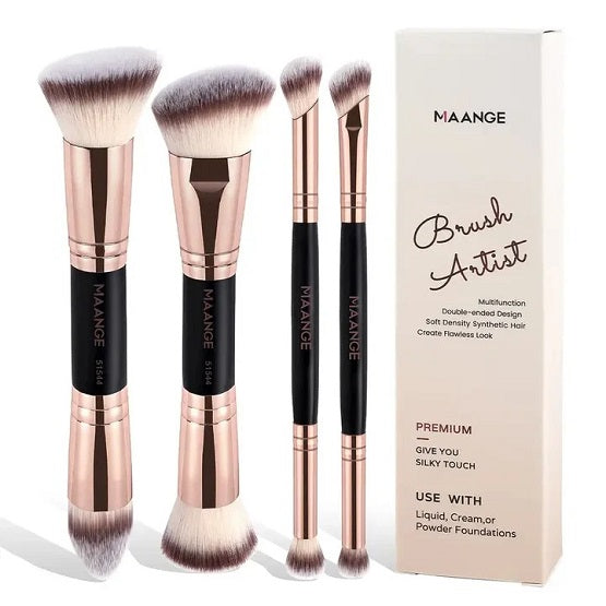 MAANGE - Foundation Premium Brush Set - 4 Piece
