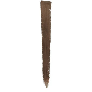 Model using the teardrop pencil side to define eyebrows

