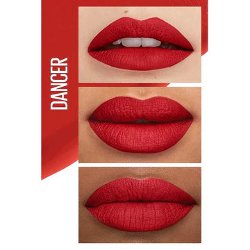 Close-up of lips wearing SuperStay Matte Ink™ in a deep mauve, showcasing matte finish

