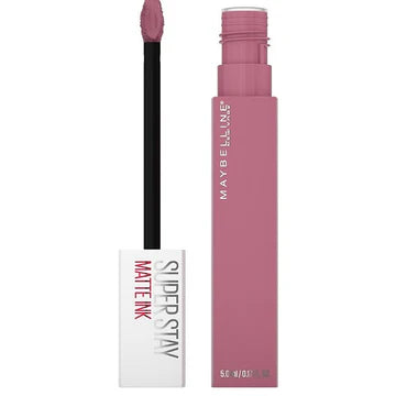 Model applying SuperStay Matte Ink™ Liquid Lipstick to her lips for a flawless matte finish.

