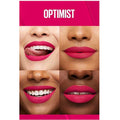 Close-up of model’s lips wearing SuperStay Matte Ink™ in a deep nude shade

