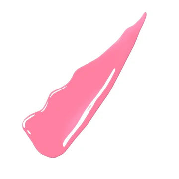 Close-up of lips wearing shiny Vinyl Ink lipstick in a bold shade

