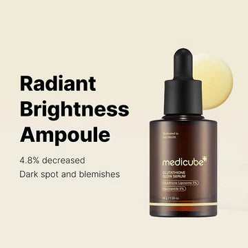 Medicube skincare serum bottle on a white background