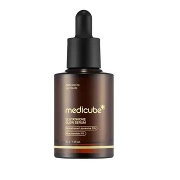 Medicube skincare serum bottle on a white background