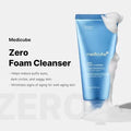 Medicube Zero Foam Cleanser with text on a light gray background