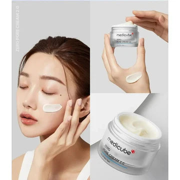 Medicube Zero Pore Cream 2.0 jar on a white background