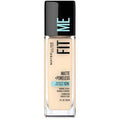 Tube of Fit Me® Matte + Poreless Foundation with product name clearly visible on a neutral background.

