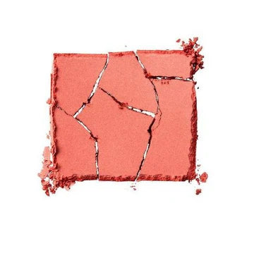 Maybelline Fit Me Blush compact open showing pressed powder with brush beside it

