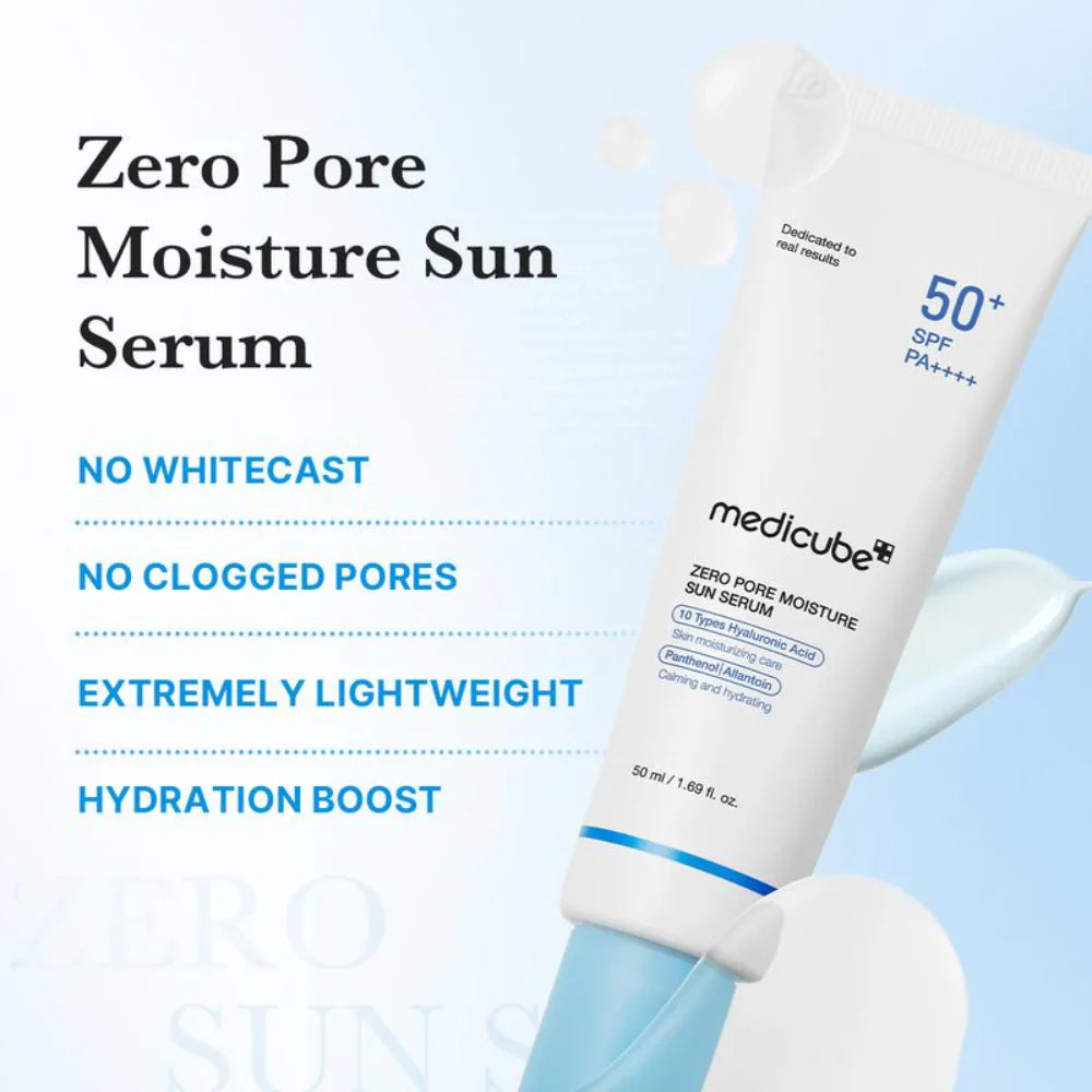 Buy Medicube Zero Pore Moisture Sun Serum SPF 50+ in Pakistan