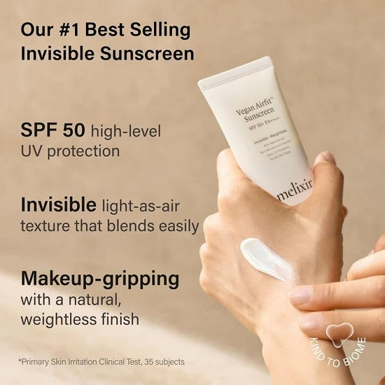 Melixir - Vegan Airfit™ Sunscreen SPF 50+ - 50ml