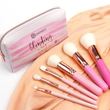 BH Cosmetics - Mini Pink Perfection - 6 Piece Brush Set