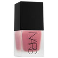 NARS Liquid Blush in iconic Orgasm shade, a peachy-pink with golden shimmer