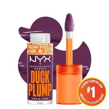NYX - Duck Plump High Pigment Plumping Lip Gloss - 17 PURE PLUM