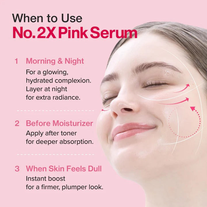 Numbuzin - No.2 Rose PDRN Collagen 2X Plumping Serum - 30ml