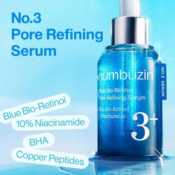 Numbuzin - No.3 Blue Bio-Retinol Pore Refining Serum - 30ml