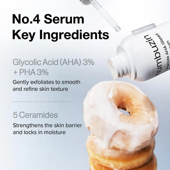Numbuzin - No.4 Ceramide AHA Glazed Skin Prep Serum - 30ml