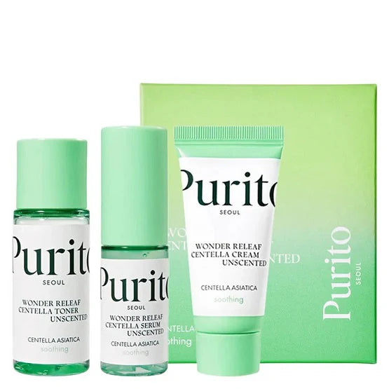 PURITO - SEOUL Wonder Releaf Centella Mini Kit Unscented