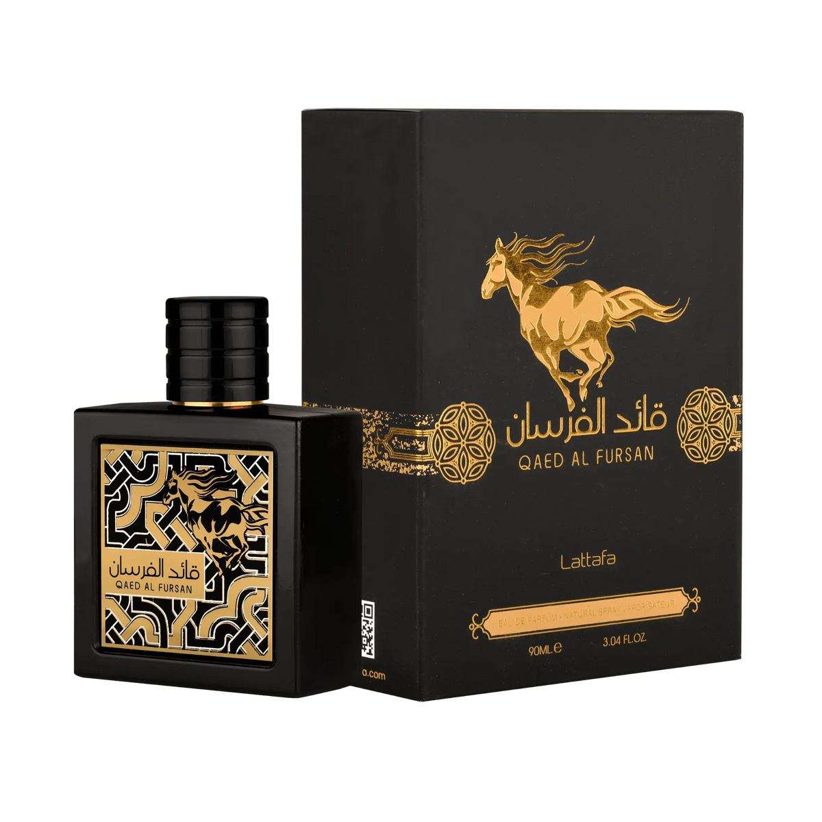Buy Lattafa Qaed Al Fursan (Black) Edp 90Ml in Pakistan