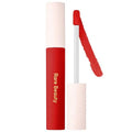 Product texture showing the whipped, velvety formula on a makeup applicator.

