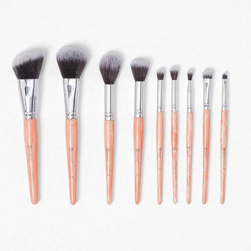 BH COSMETICS - ROSE QUARTZ BRUSH SET -  9 PIECE
